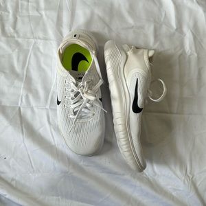 White Nike sneakers